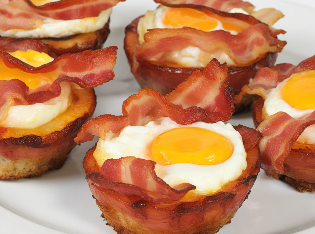 Delicious Carnivore Egg and Bacon Cups Recipe (3)